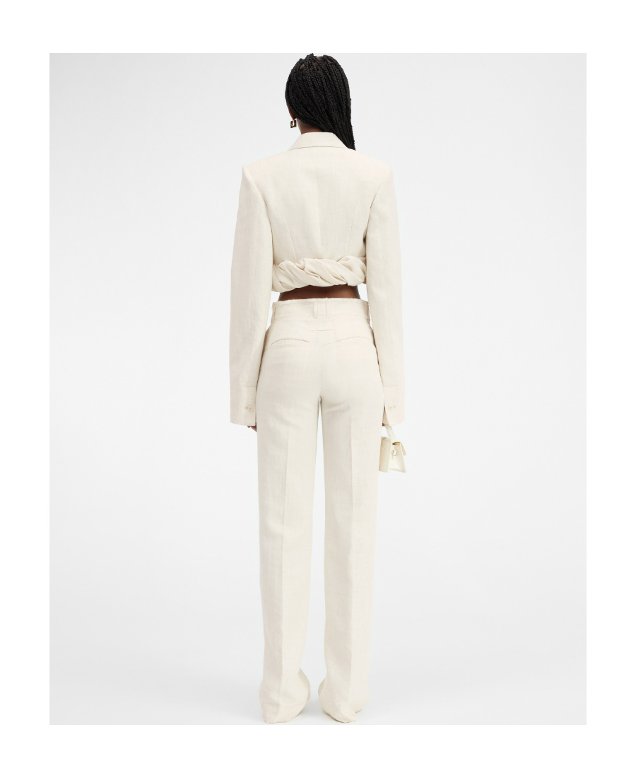 Jacquemus Le Pantalon Ficelle In White