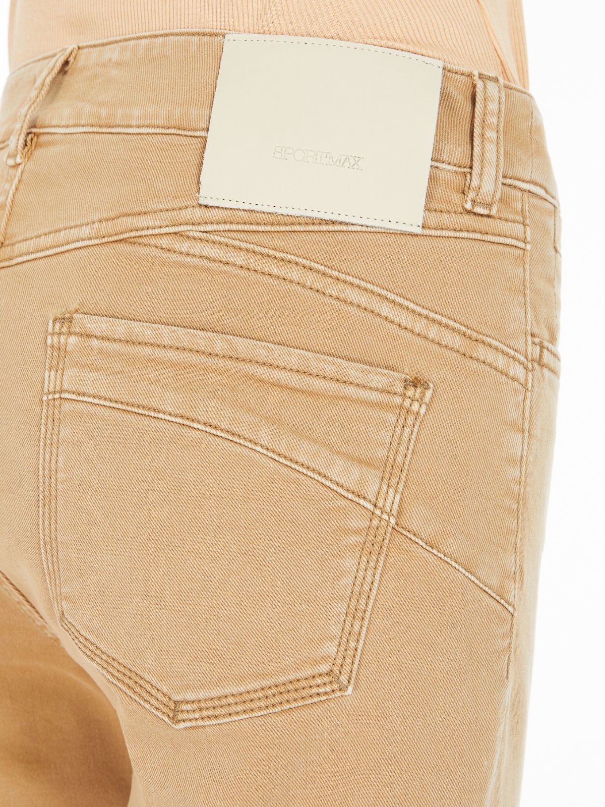 Sportmax Jeans Bell Bottoms In Nude