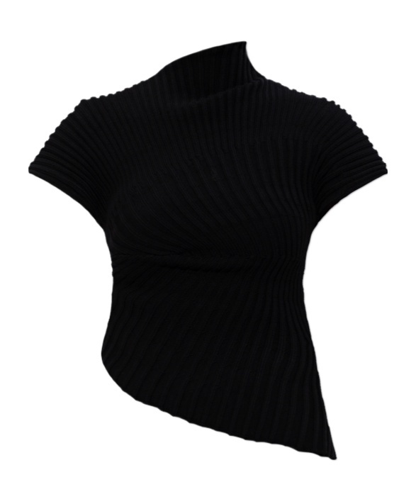 Shop Cult Gaia Short-sleeved Sweater In Black