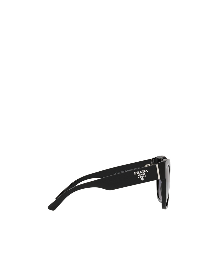 Shop Prada Butterfly-frame Sunglasses In Black