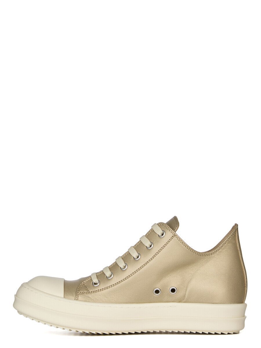 RICK OWENS LACE-UP LOW-TOP SNEAKERS