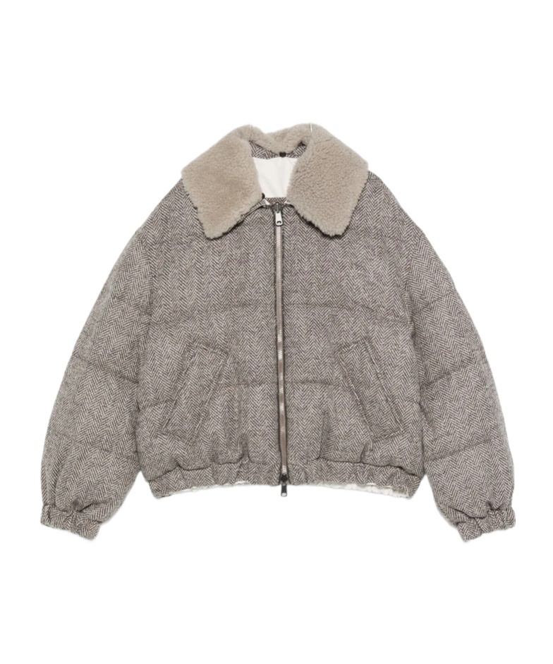 Brunello Cucinelli Lapel Long-sleeved Cotton Coat In Gray