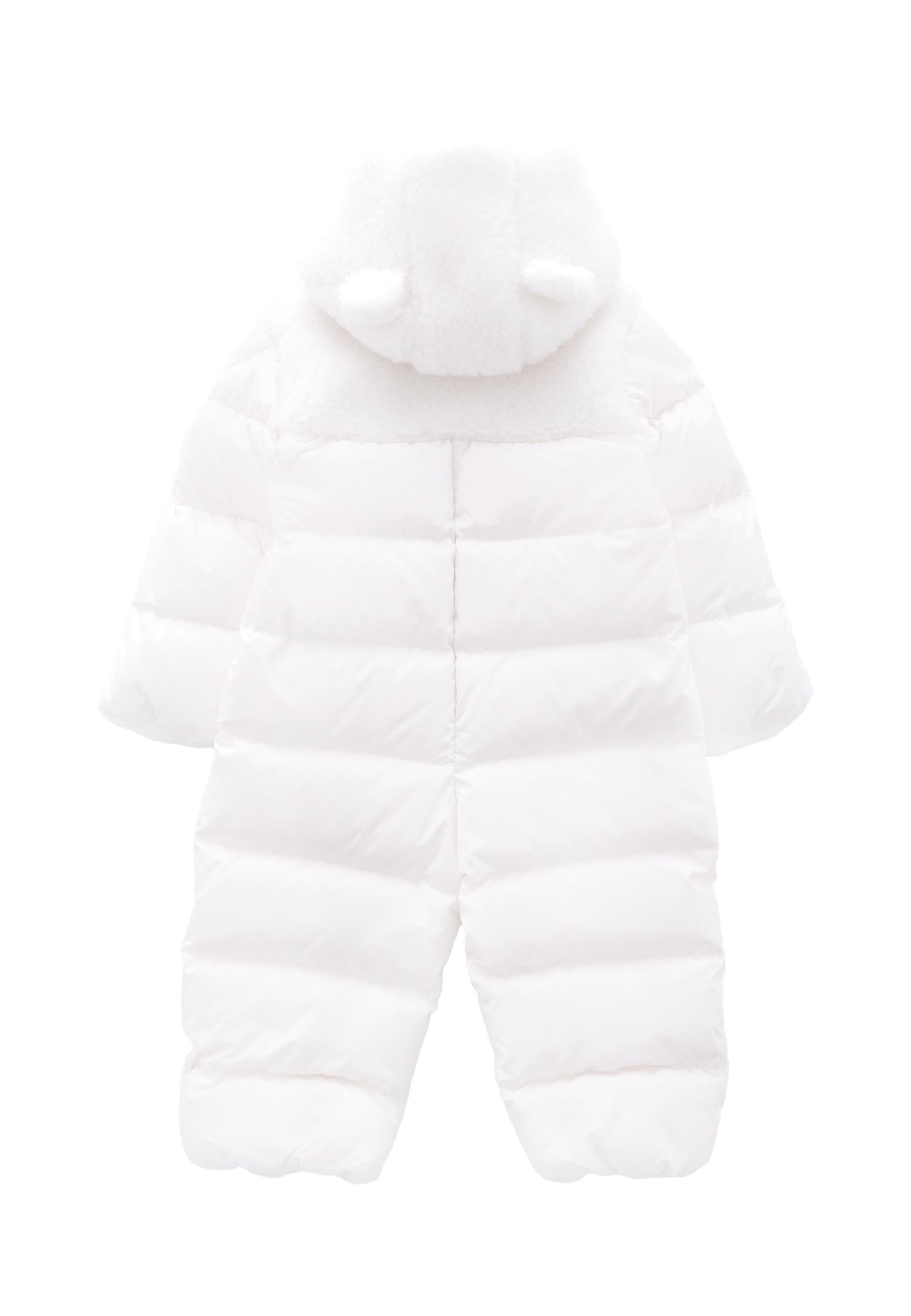 Moncler Long Sleeve Jumpsuit In White