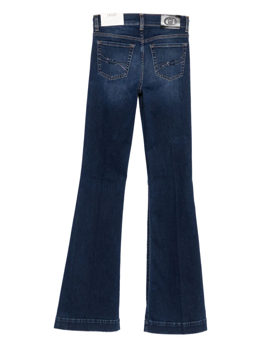 Liu •jo Whiskering-effect Jeans In Blue