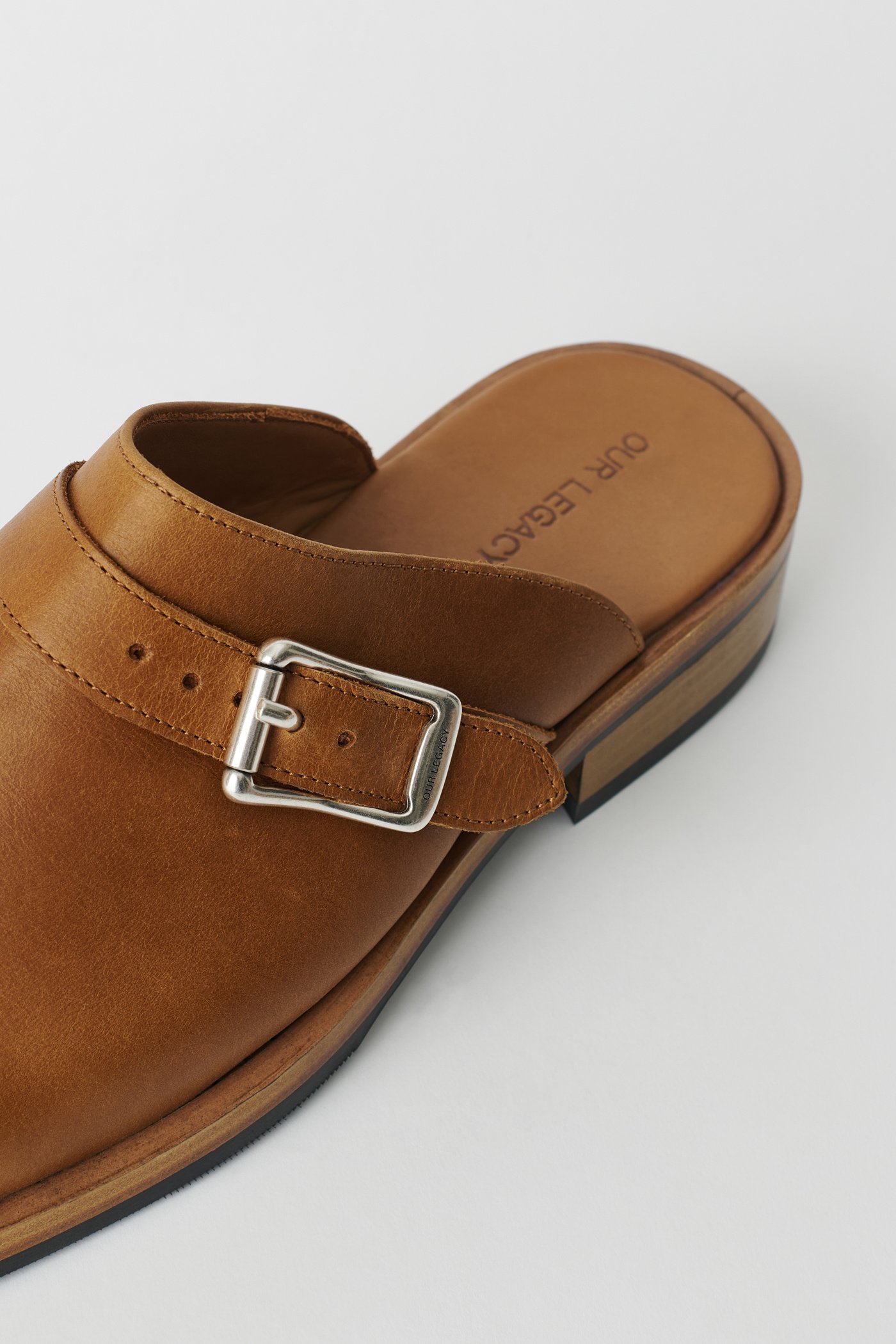 Our Legacy Round Head Muller Shoes In Brown