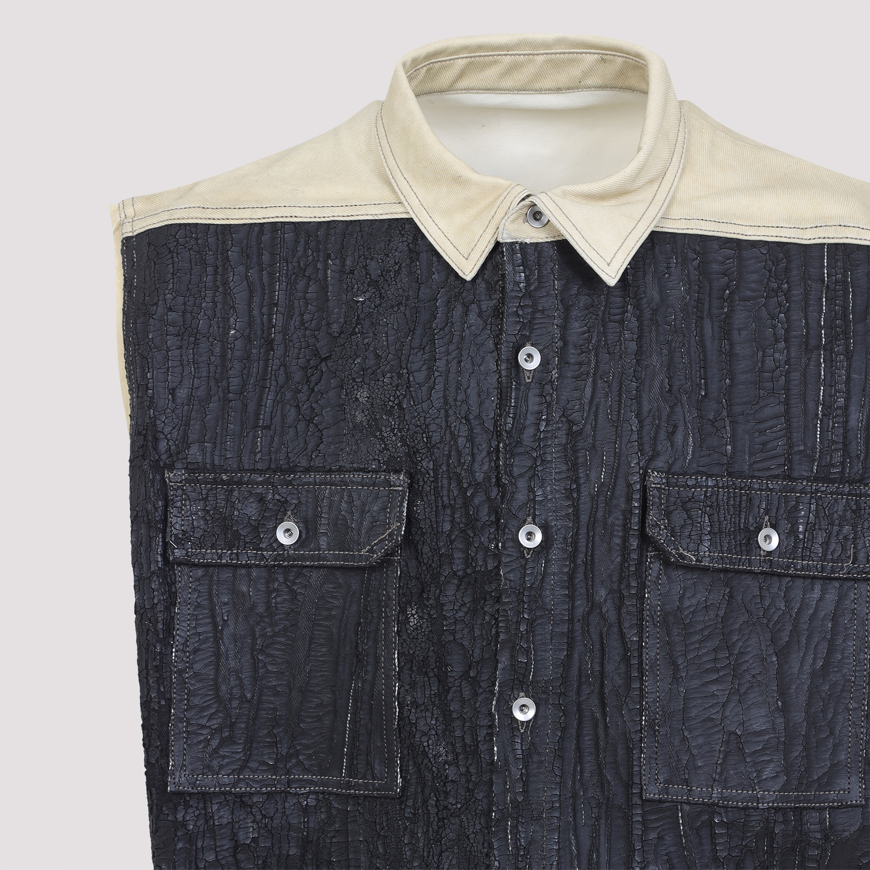 Shop Rick Owens Drkshdw Cotton Vest In Black