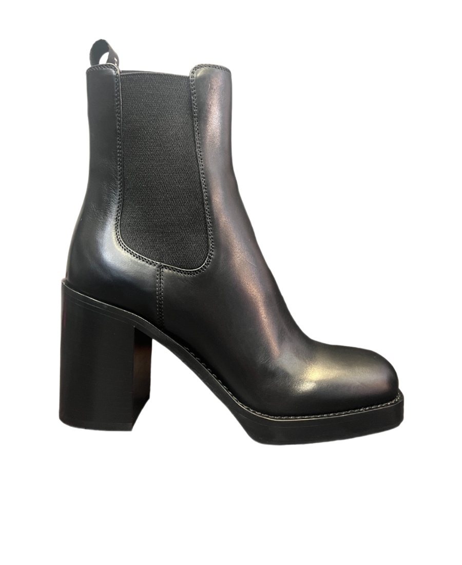 Prada High Heel Boots In Black