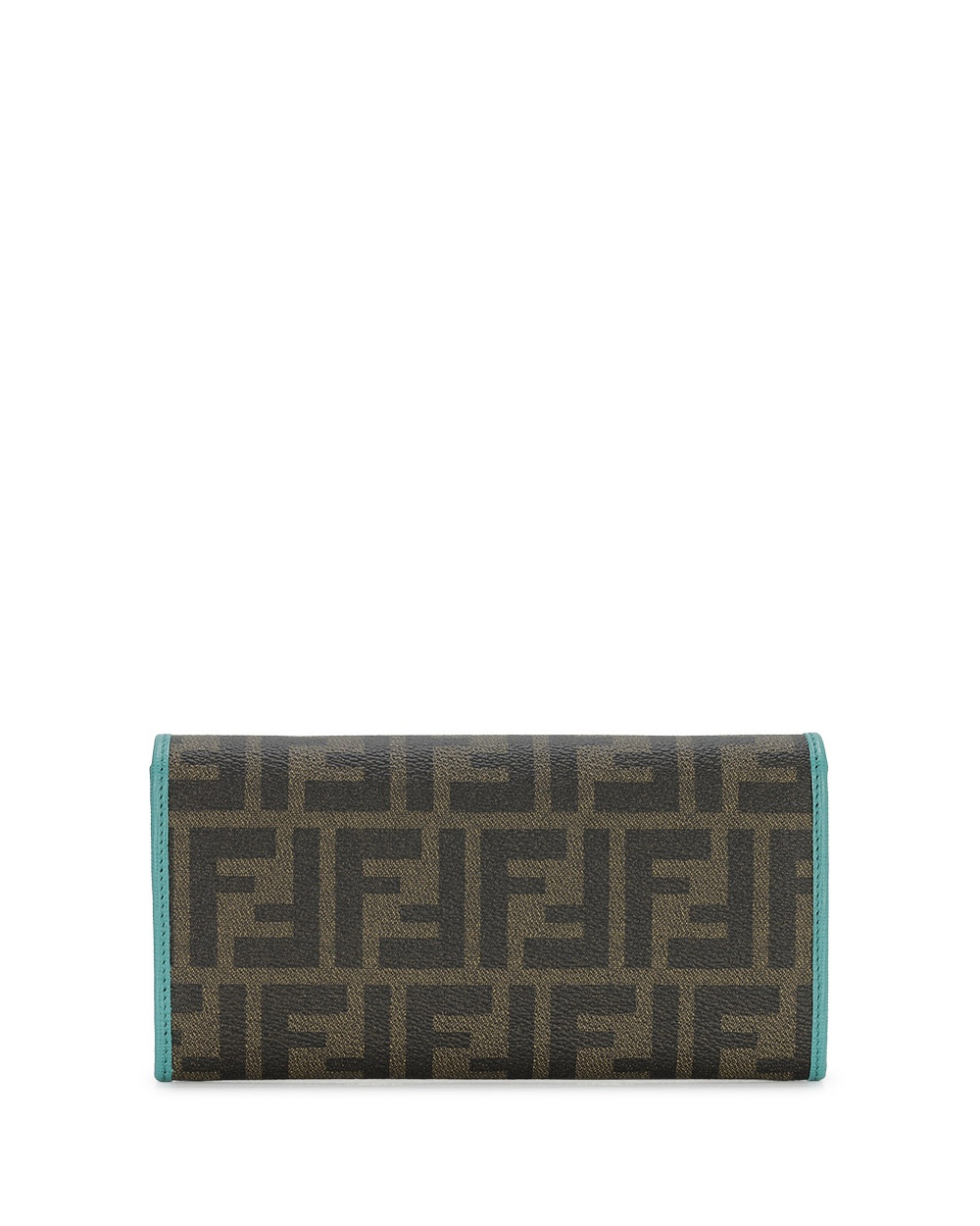 Fendi Double F Long Wallet In Black