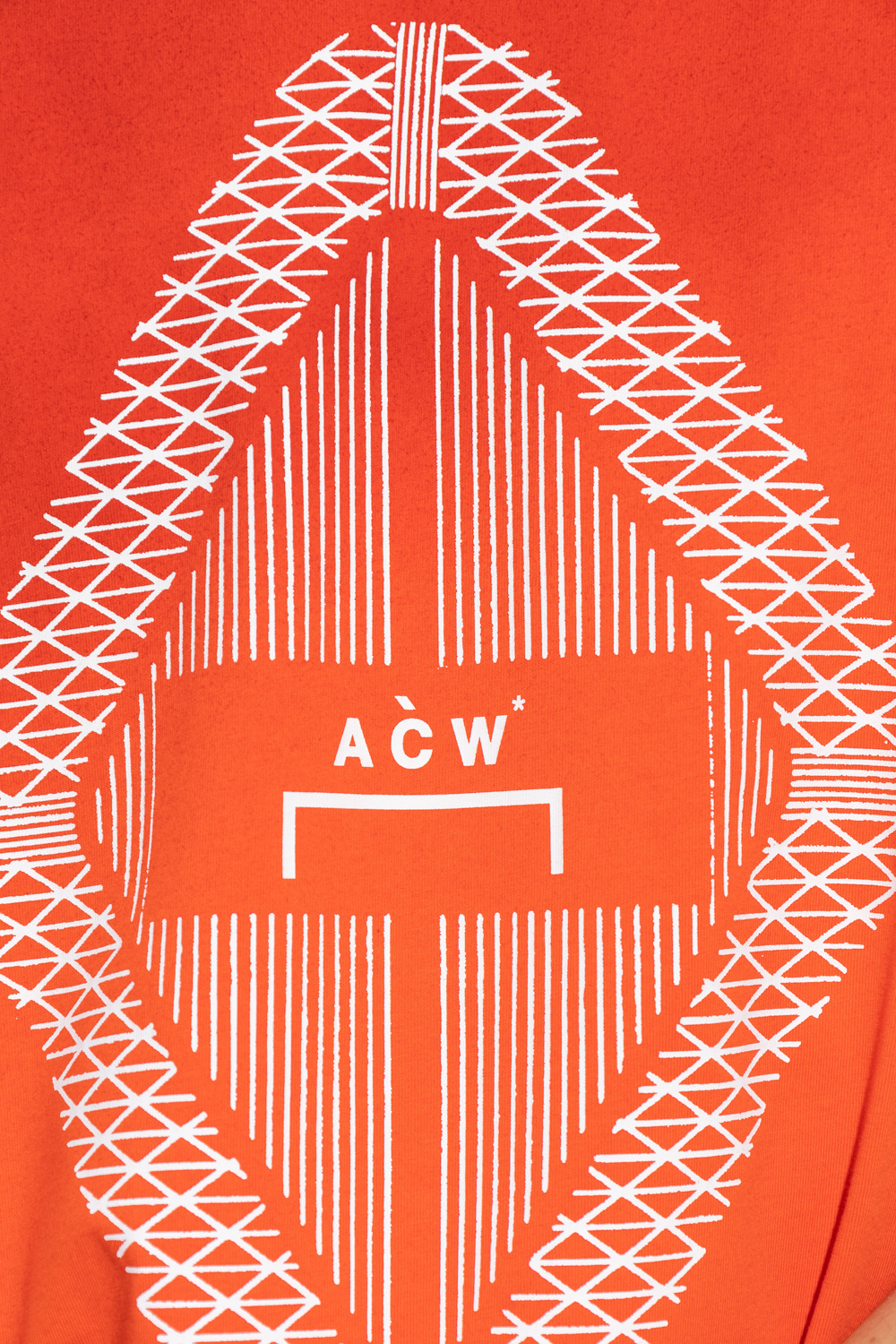 A-cold-wall* Gradient Logo-print T-shirt In Red