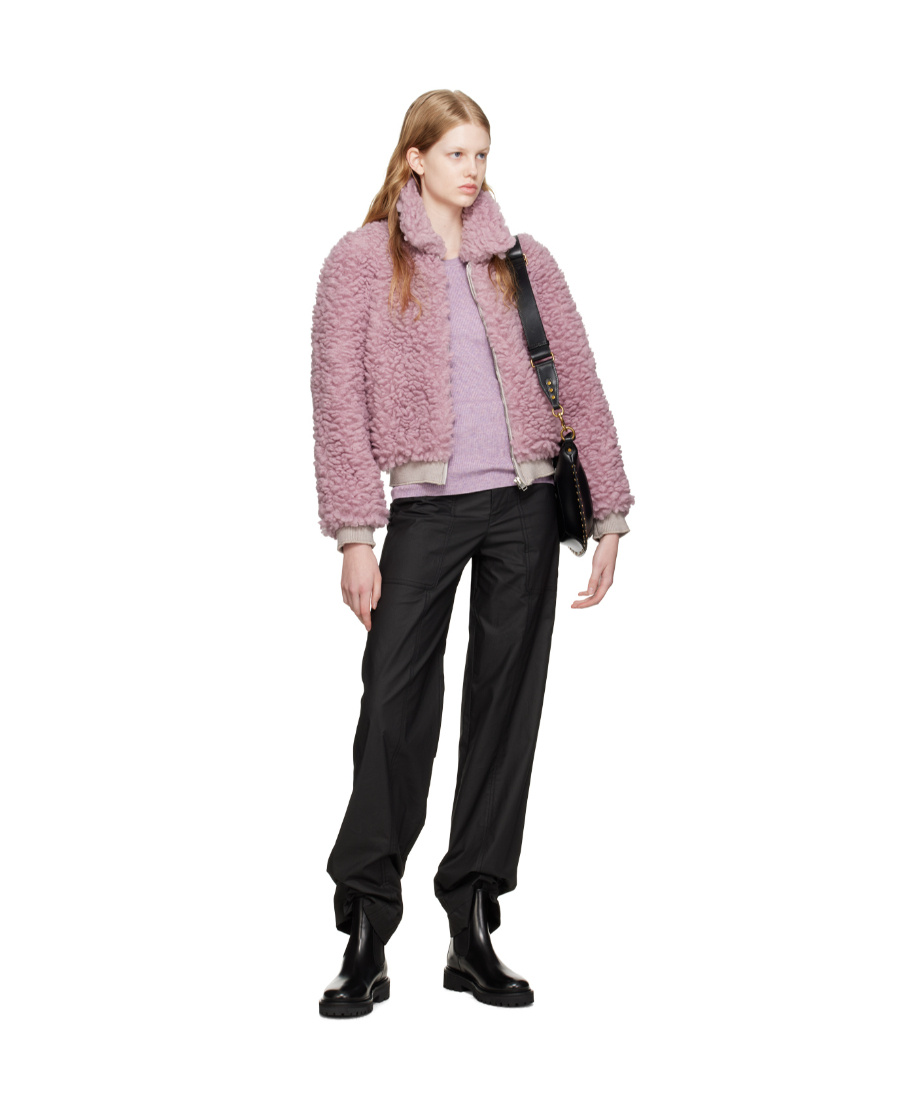 Isabel Marant Long-sleeved Zipper Jacket In Pink