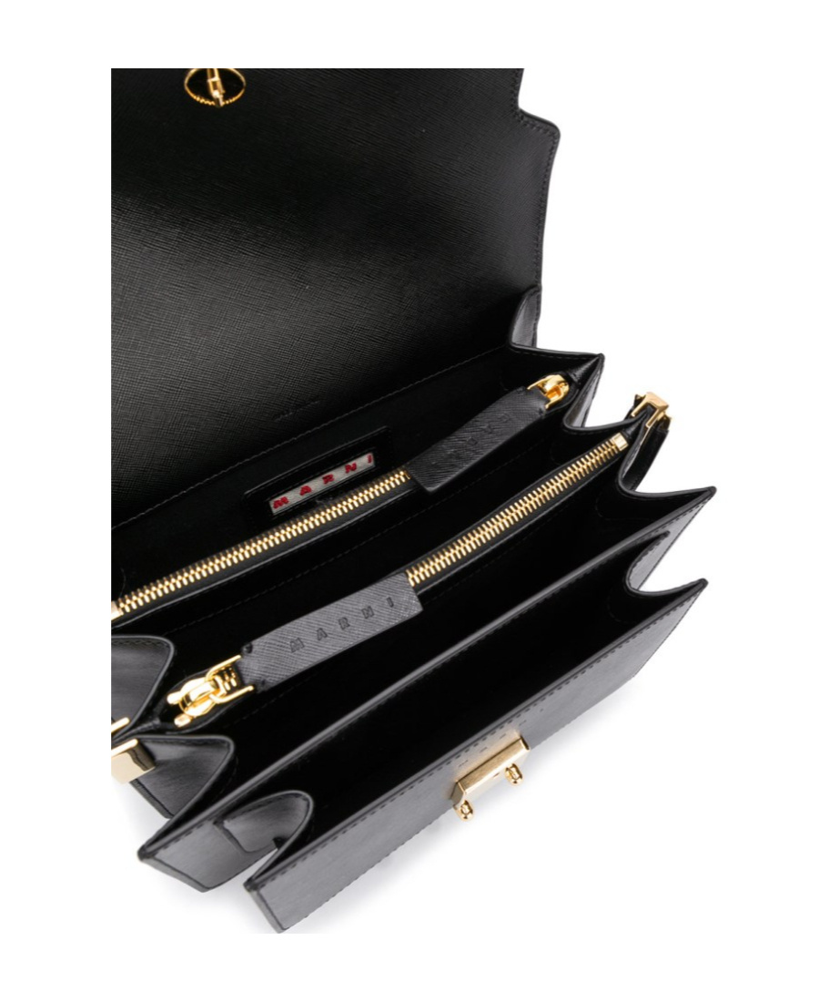 Marni Trunk Shoulder Bag In Black