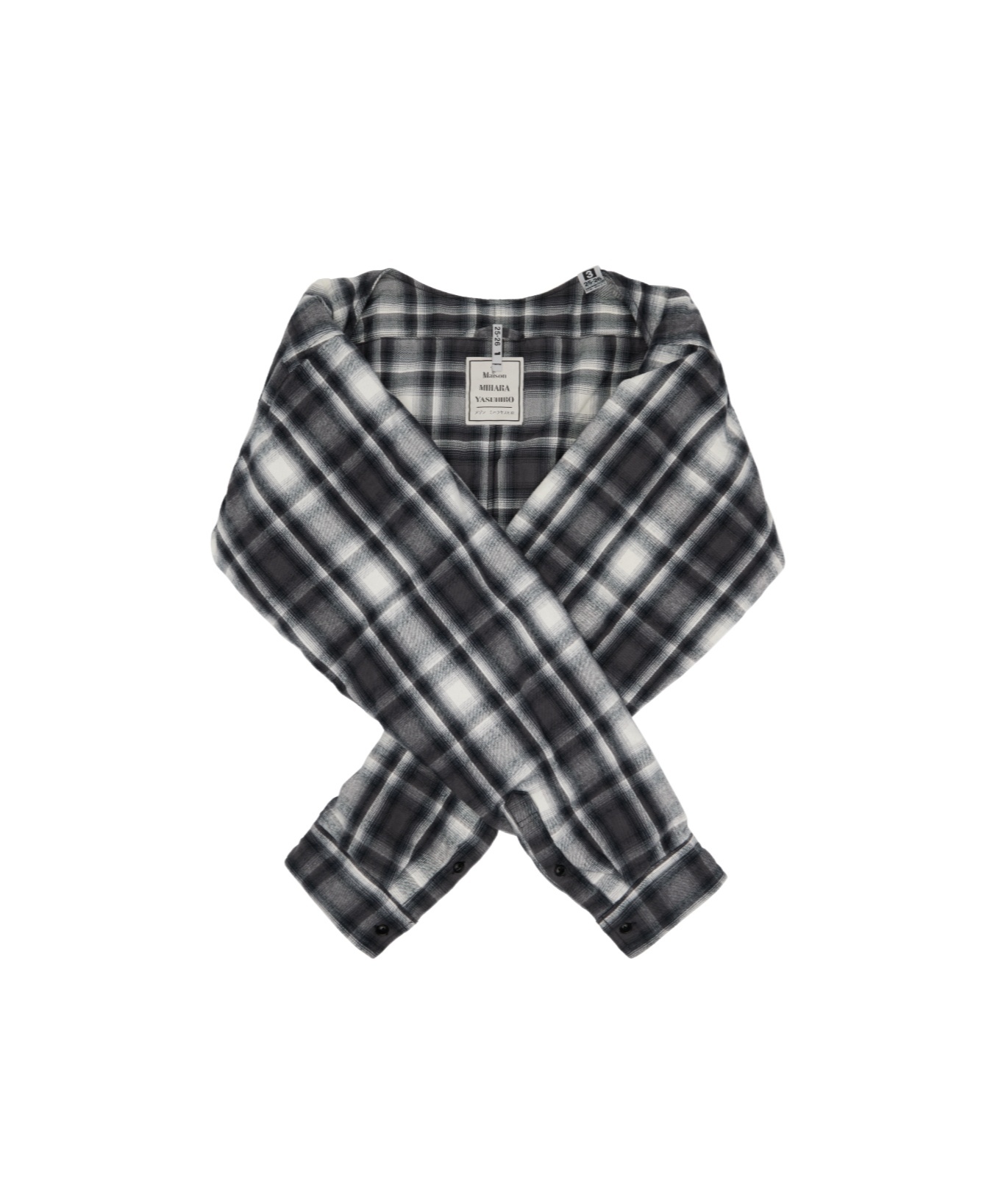 Miharayasuhiro Shirt Sleeve Scarf In Black