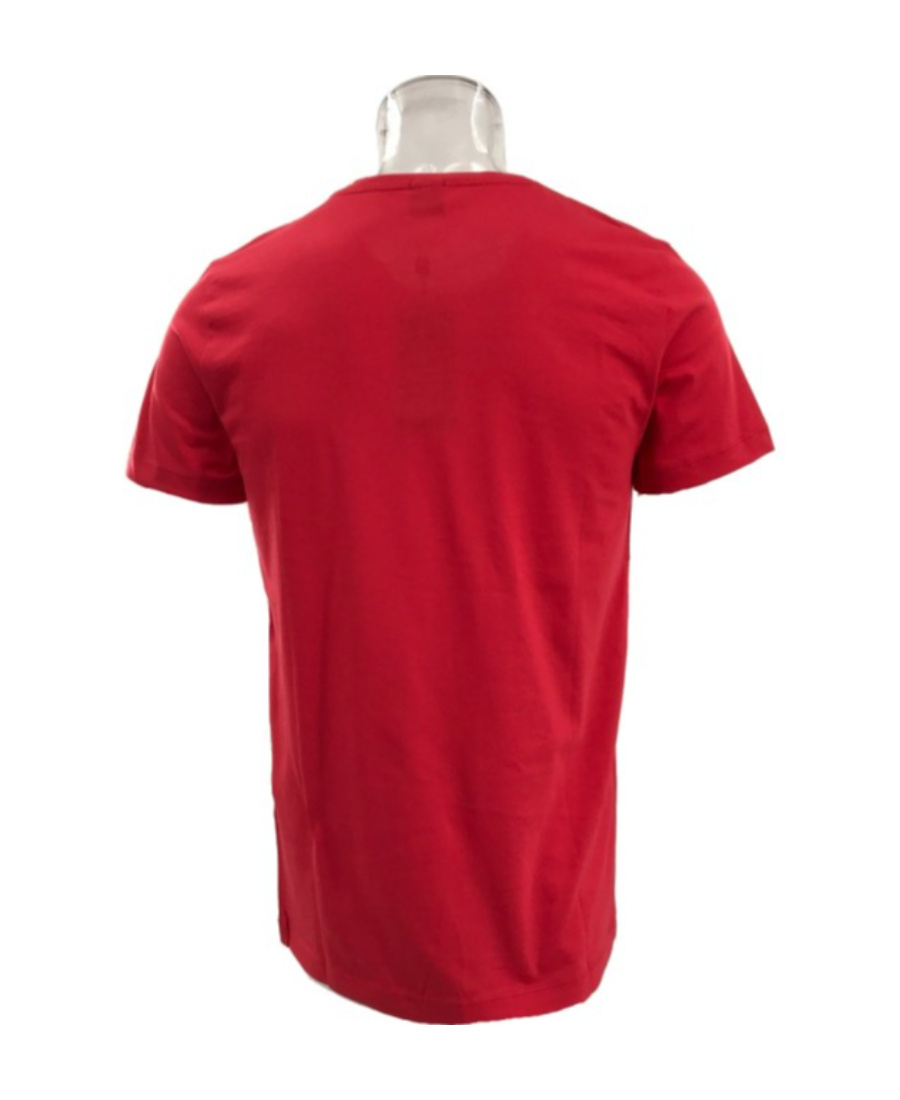 Hugo Boss T-shirt With Round Neck And Short Sleeves In Red