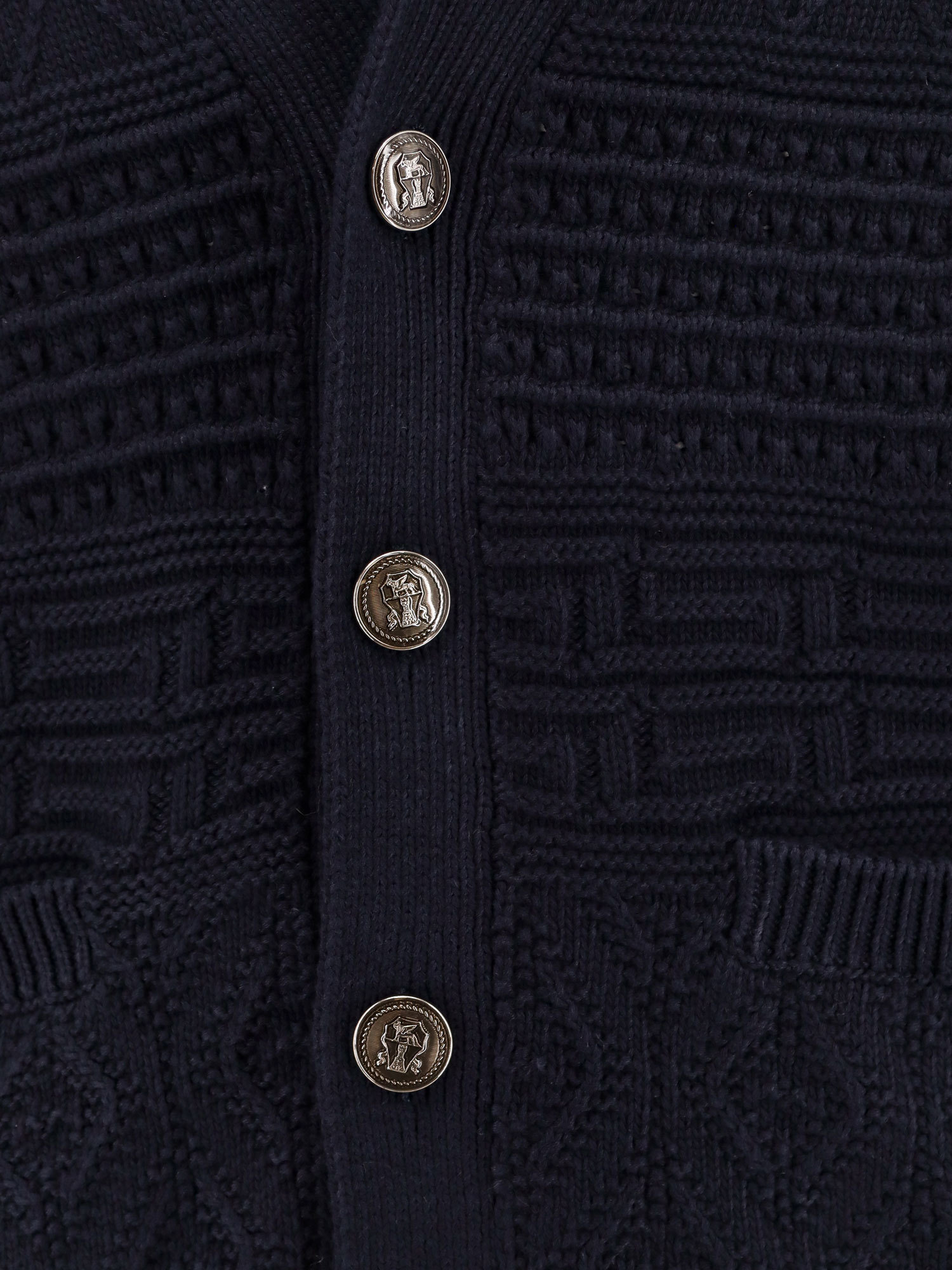 Brunello Cucinelli Lapel Long-sleeved Sweater In Black
