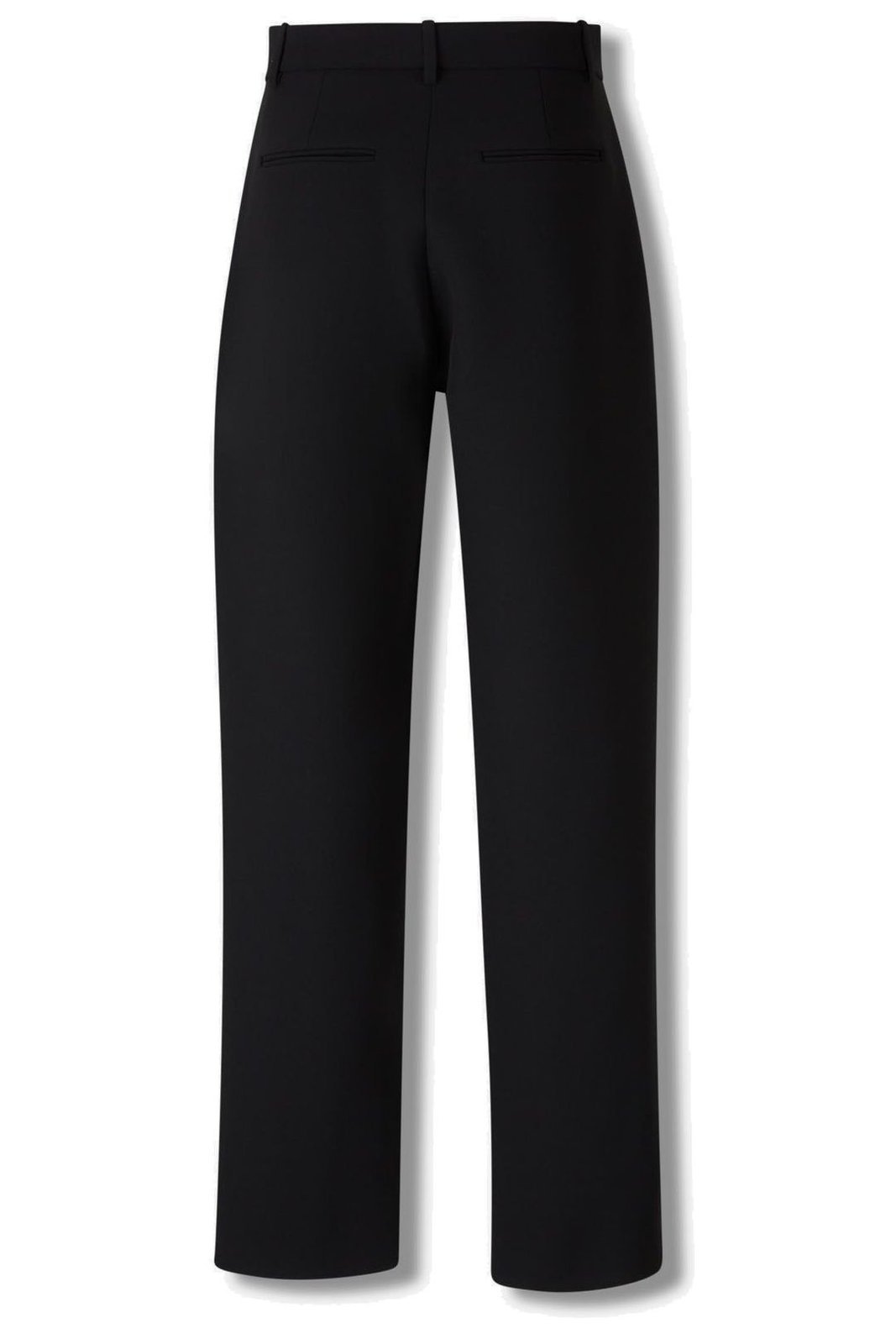 Khaite Pleated High-waisted Trousers In Black