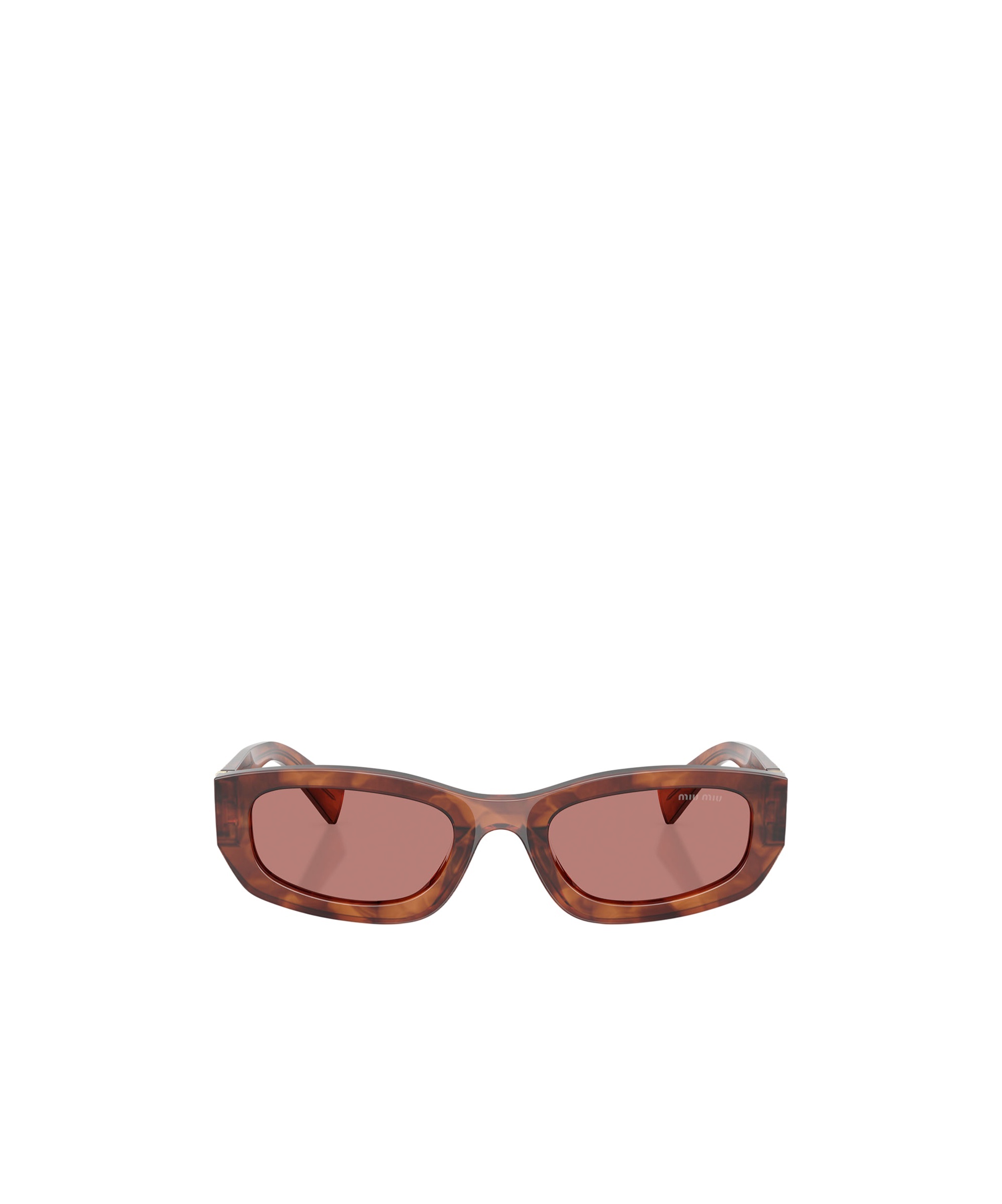 Miu Miu Full Frame Sunglasses In Brown