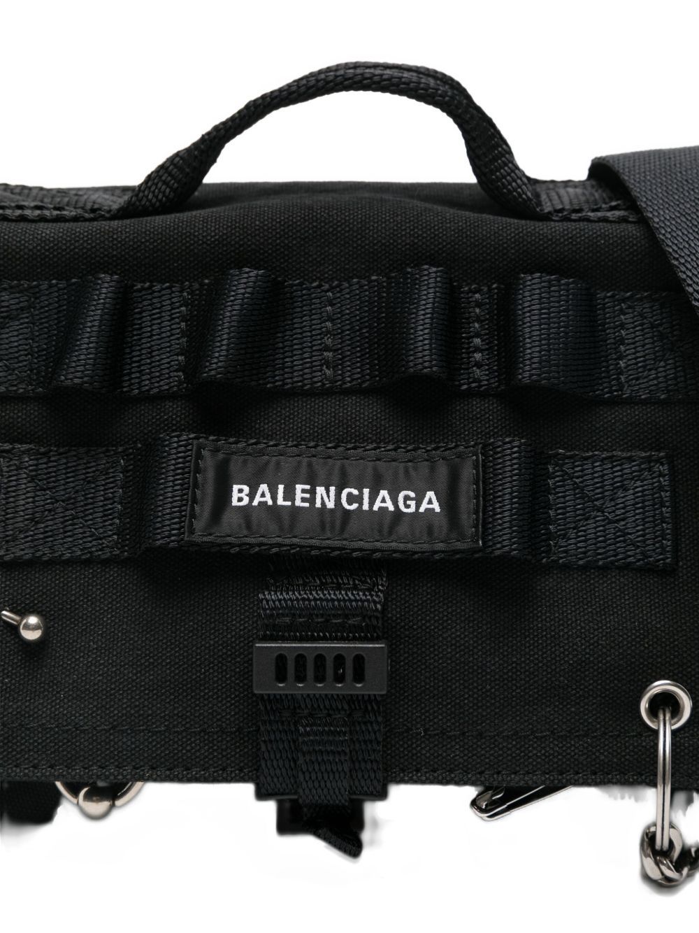 Balenciaga Men Army Messenger Small Borsa A Tracolla In Black