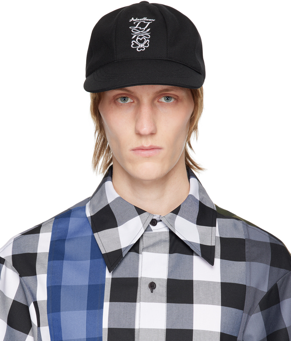 Ader Error Logo Baseball Cap In Black
