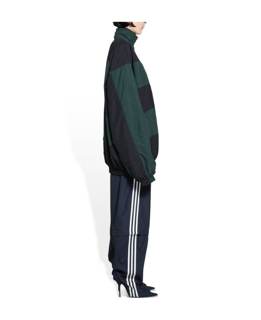 Balenciaga Giacca Imbottita Double Face  / Adidas  In Verde In Green