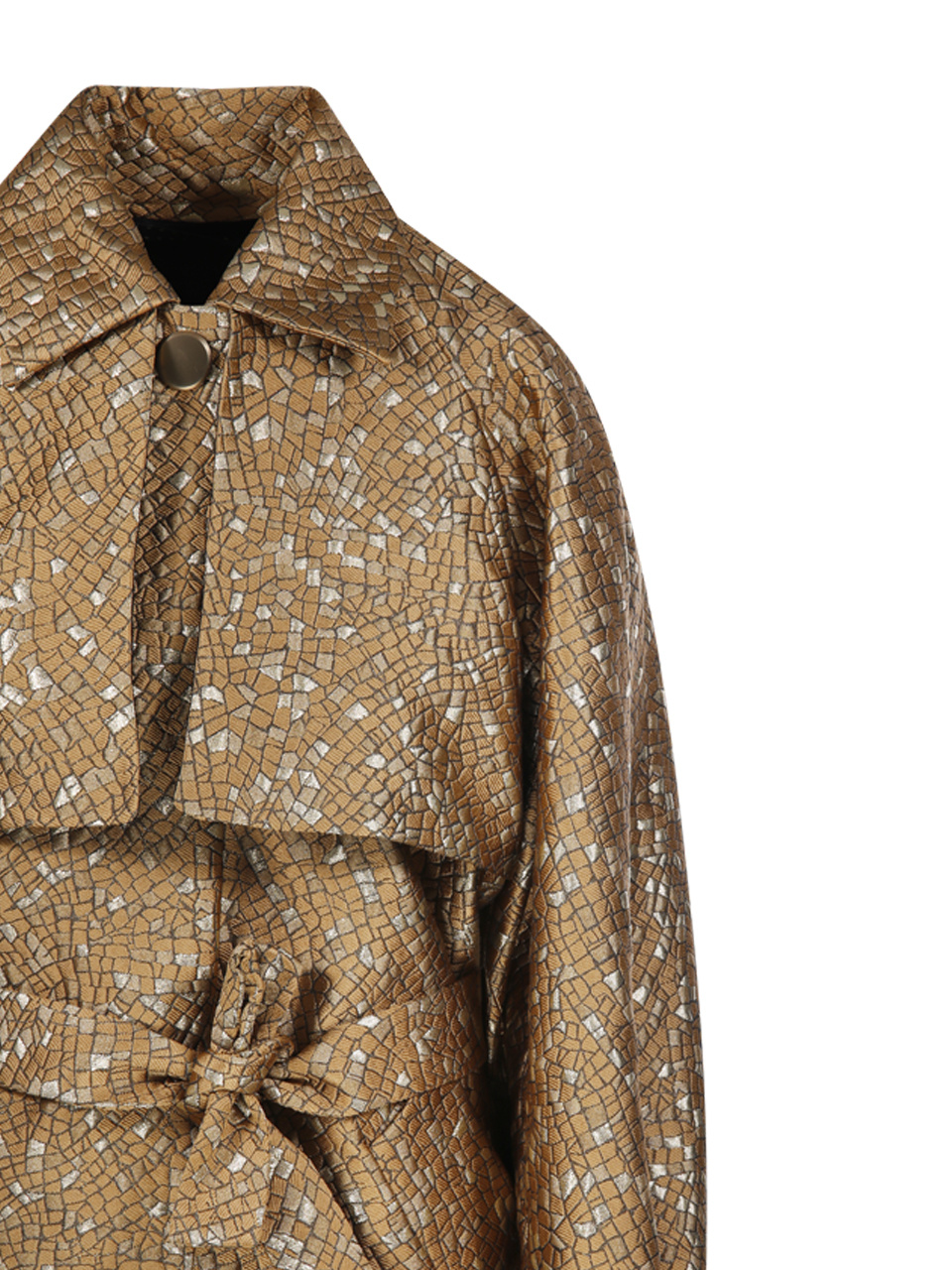 Max Mara Long-sleeved Coat In Brown