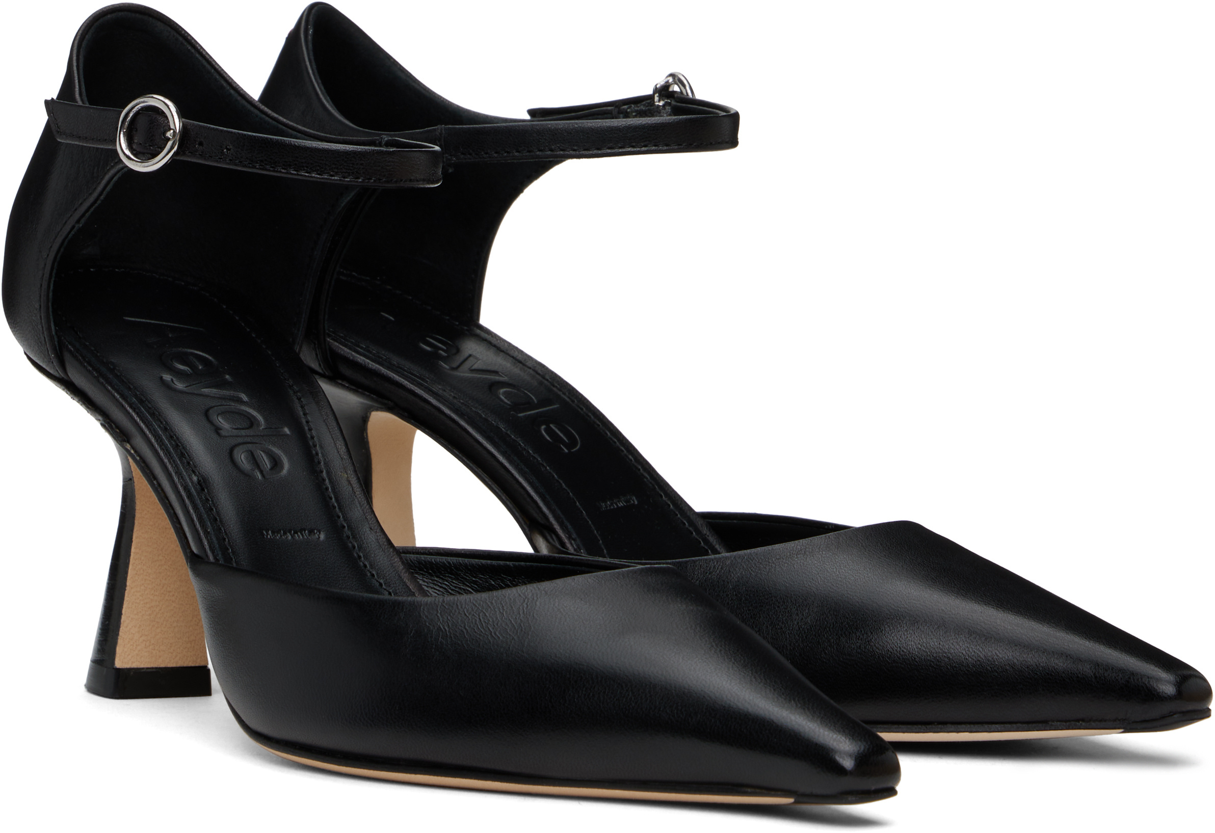 Aeyde Salvi Nappa Leather Pumps In Black