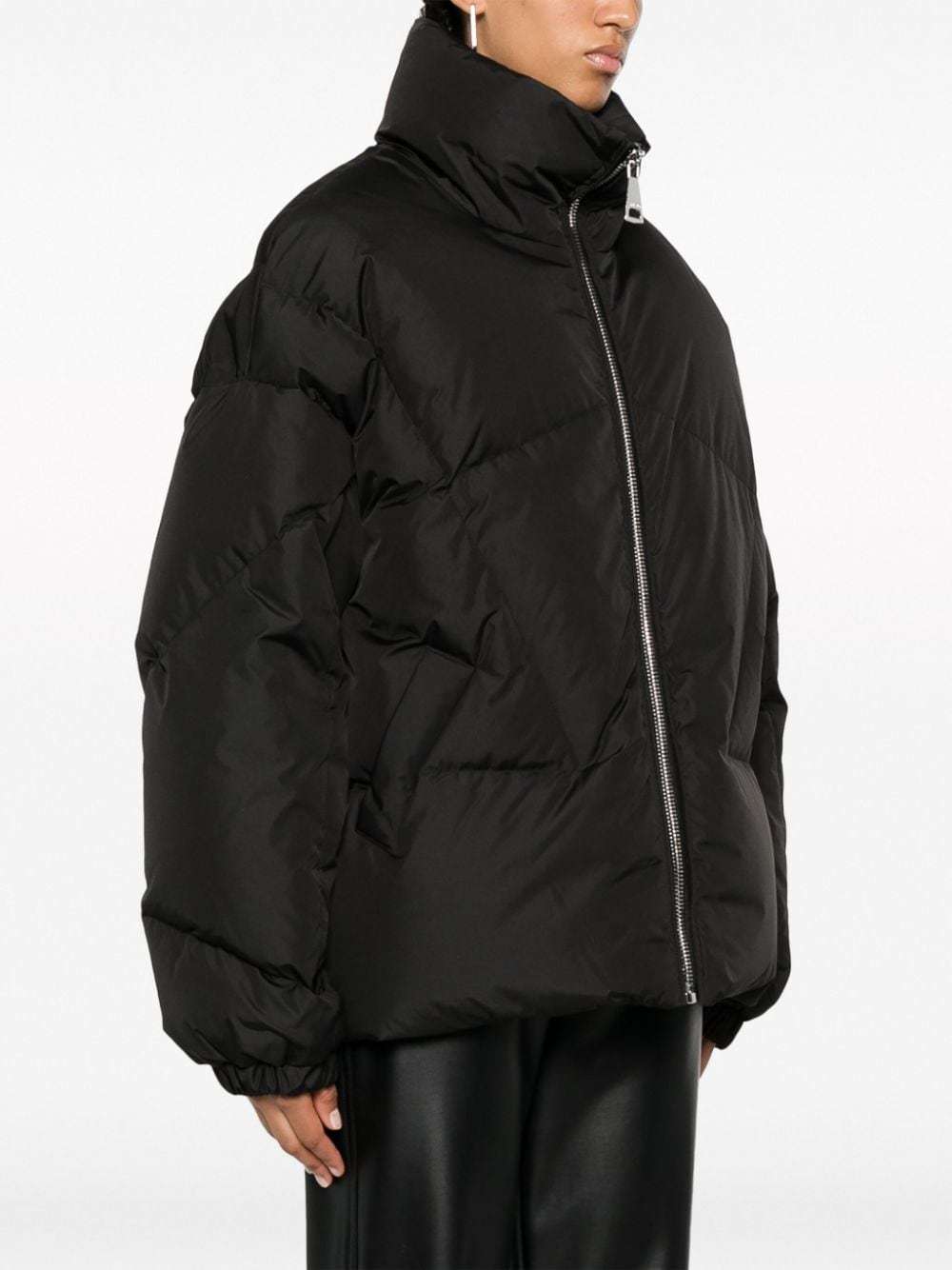 Khrisjoy Moon Quilted Puffer Jacket In Black