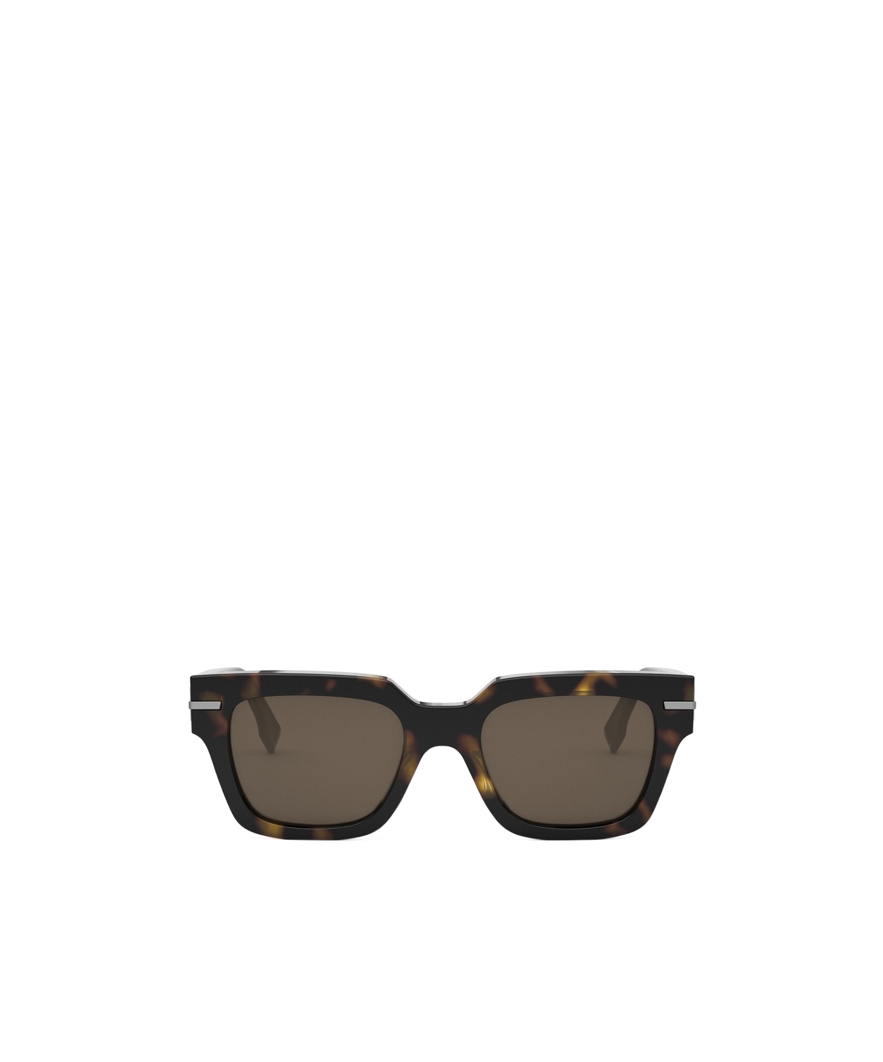 Fendi Geometric Sunglasses In Green