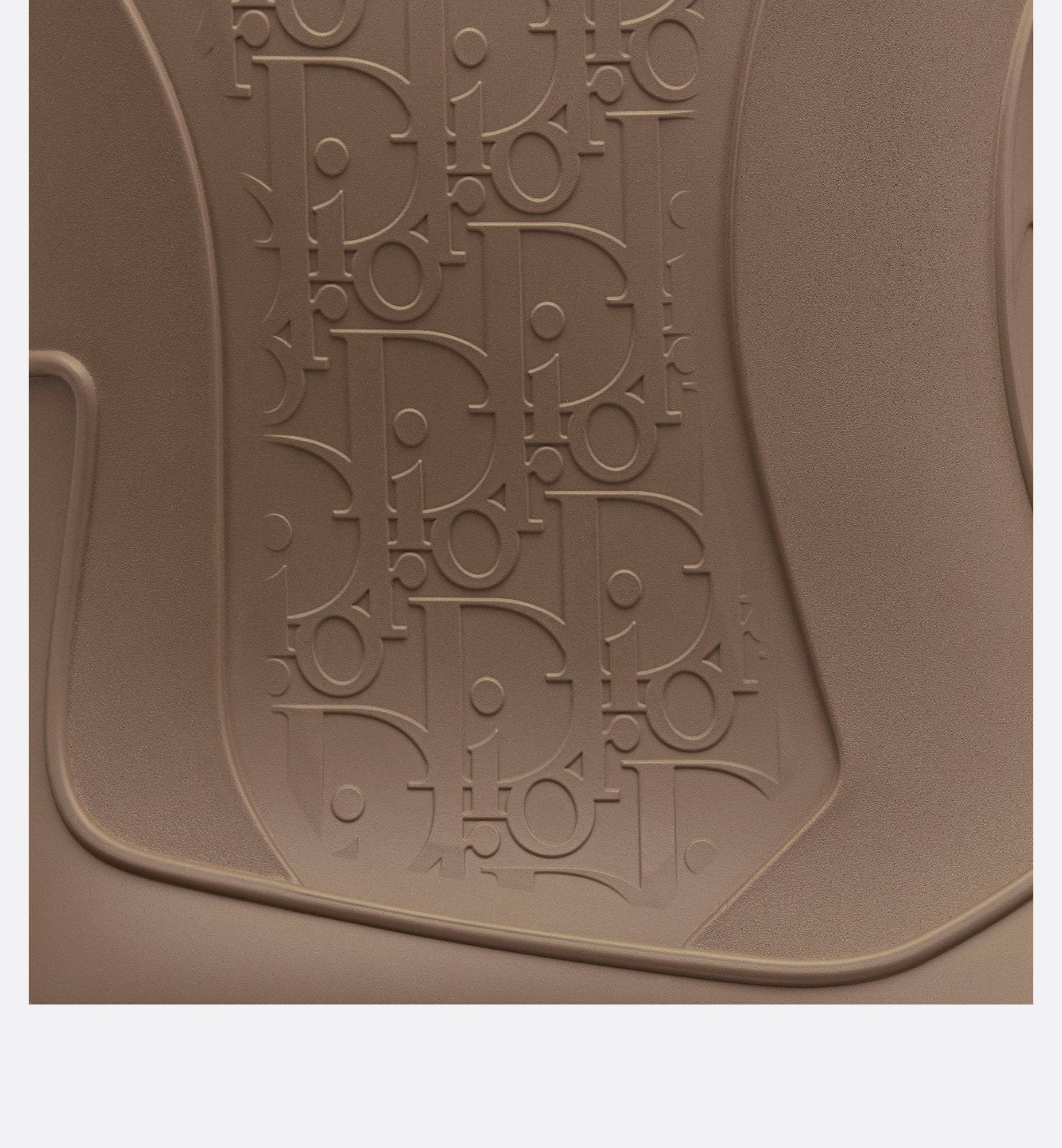 Dior Garden Logo Rain Boots In Brown
