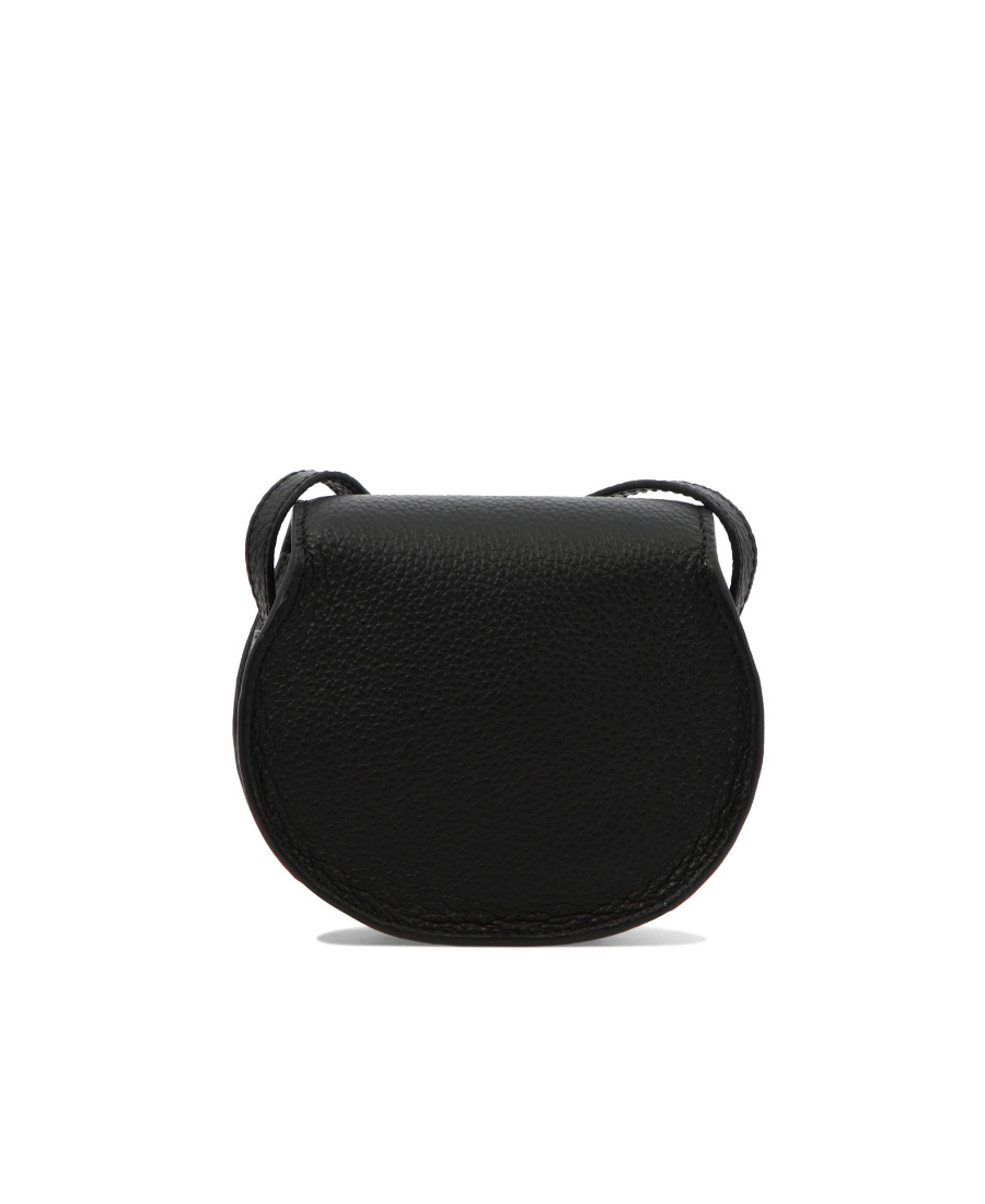 Chloé Mini Marcie Saddle Bag In Black