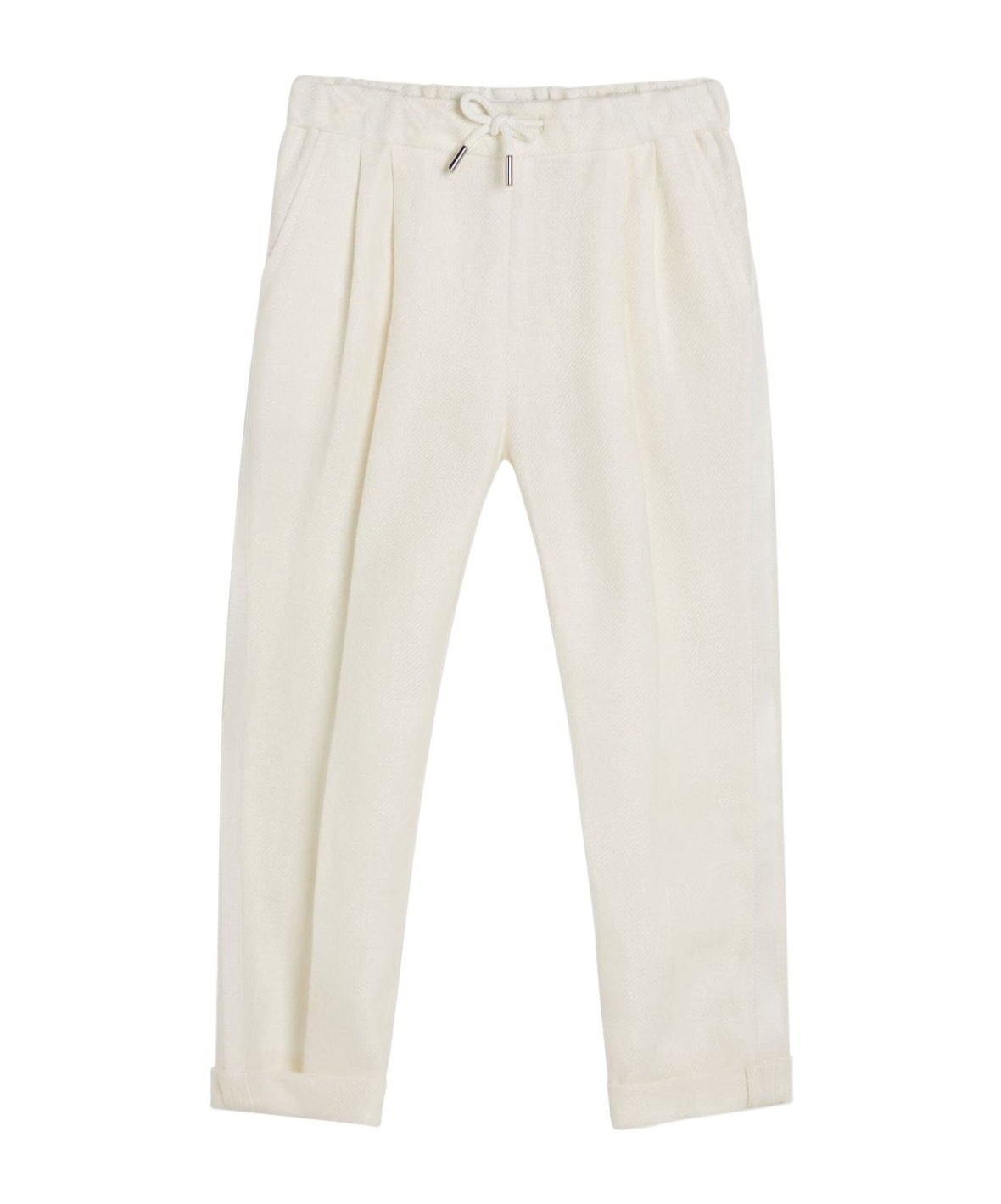 Brunello Cucinelli Rope Trousers In White
