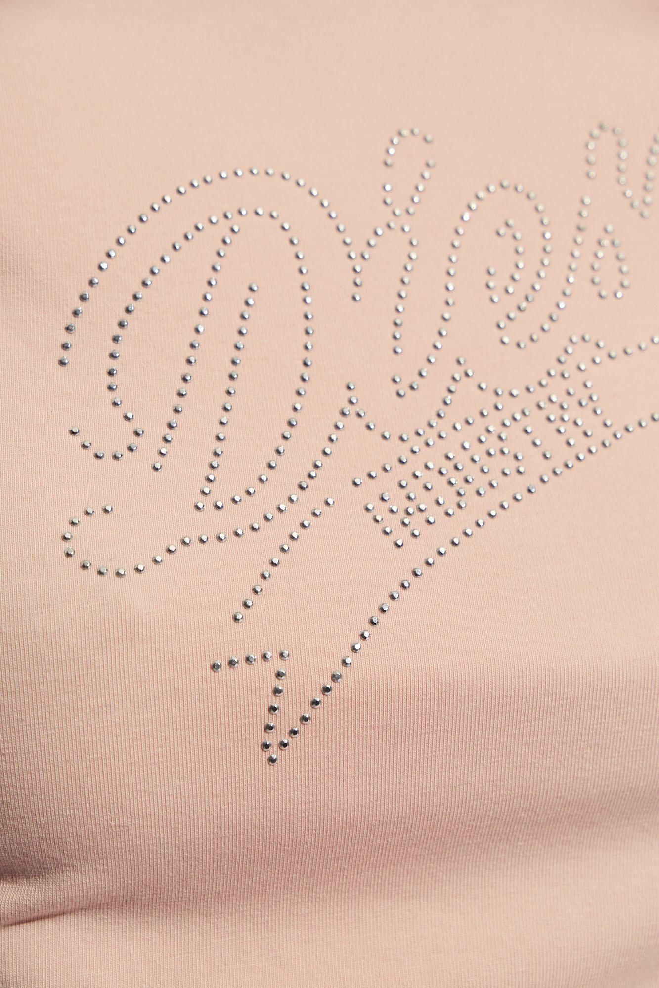 Diesel T-vincie Rhinestone-embellished T-shirt In Pink