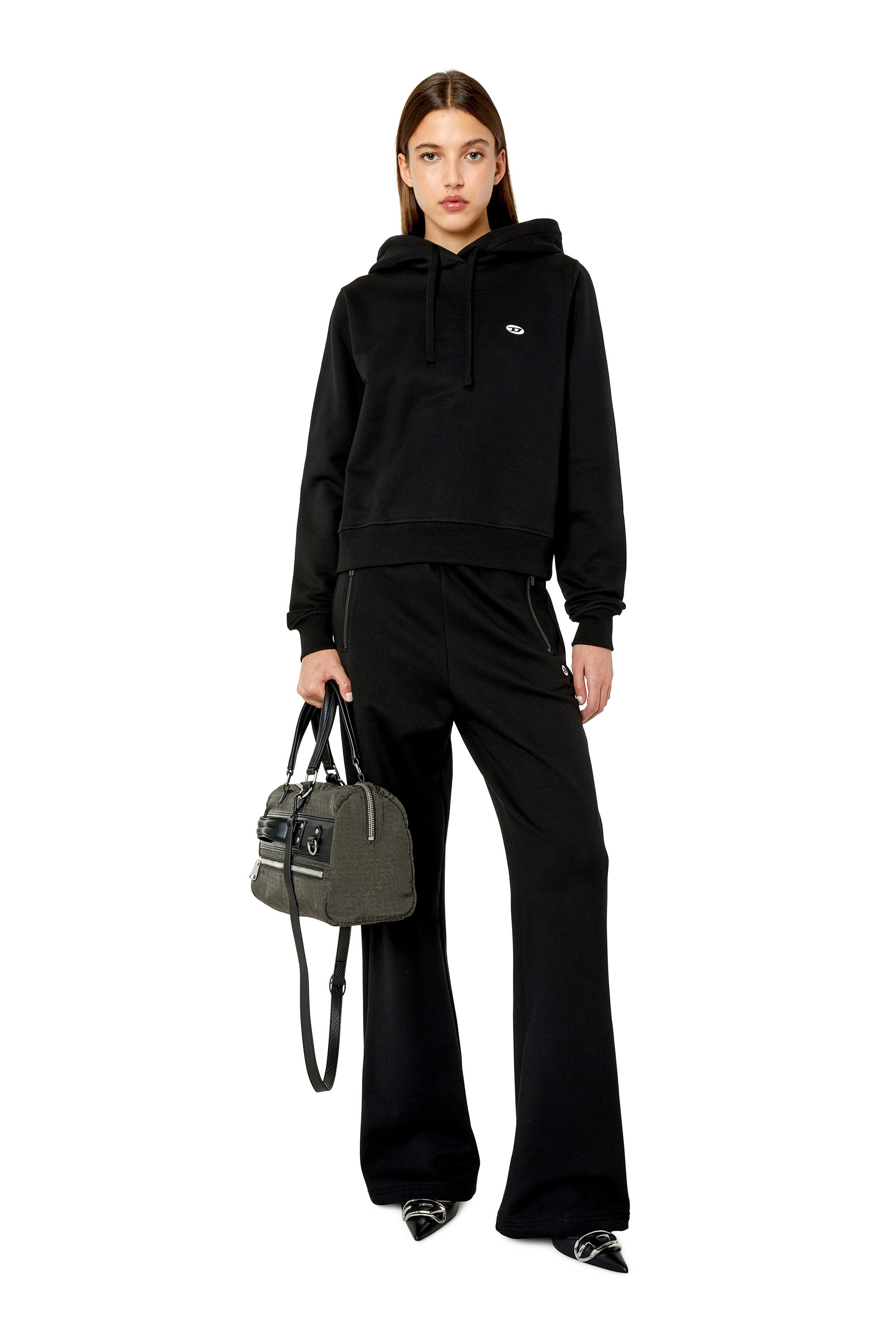 Diesel Elasticated-waist Joggers In Black