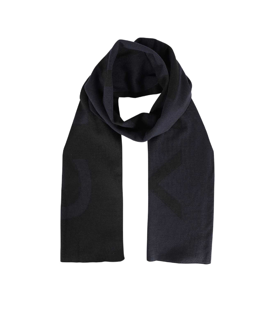 Givenchy Logo-print Wool Scarf In Black