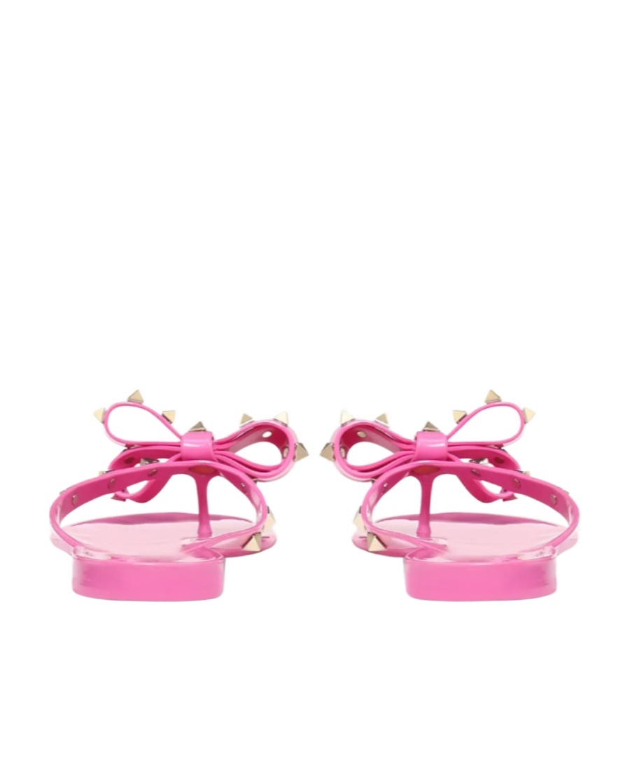 Valentino Rivet Flip-flops In Multi