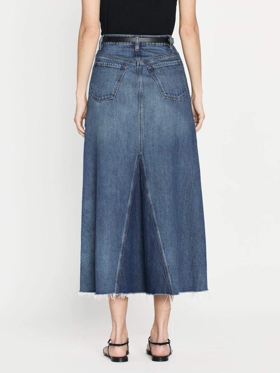 Frame Skirt In Blue