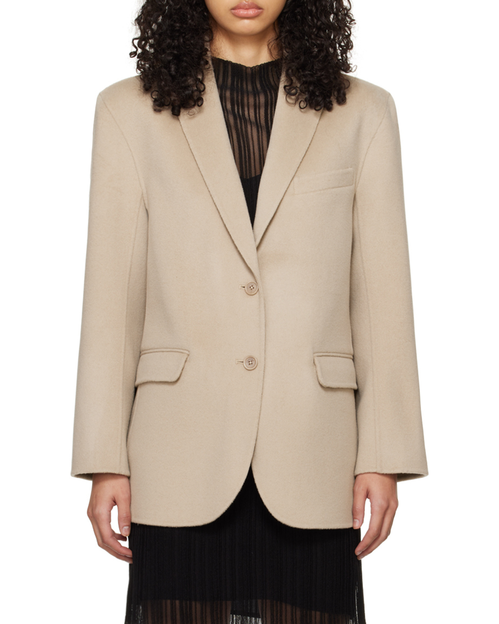 ANINE BING SINGLE-BREASTED BLAZER
