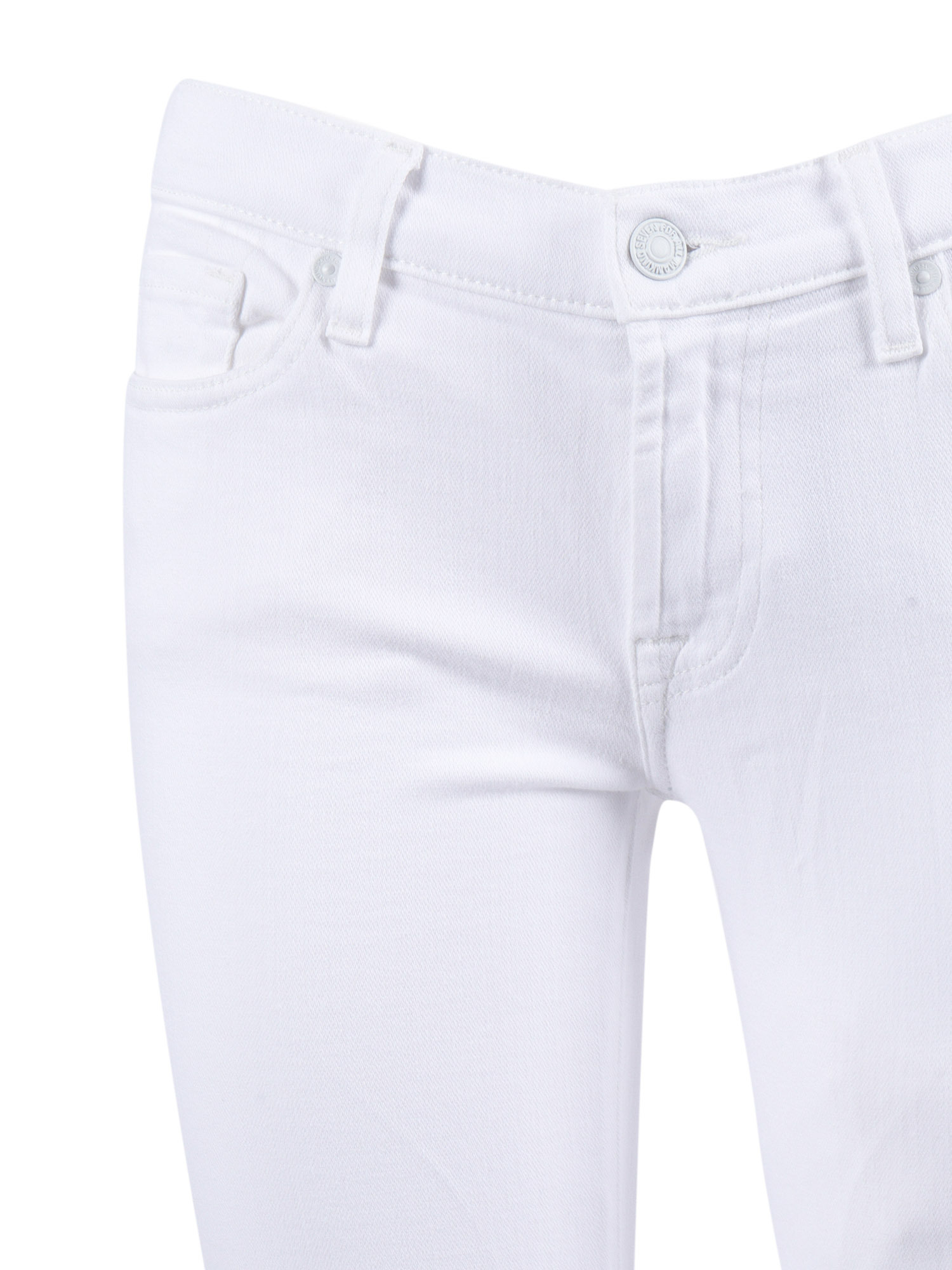 7 For All Mankind Slim-fit Jeans In White