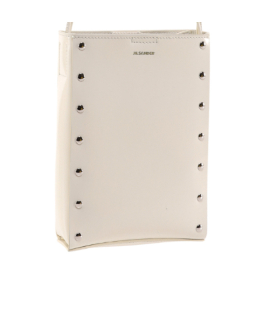 Jil Sander Small Tangle Crossbody Bag In White