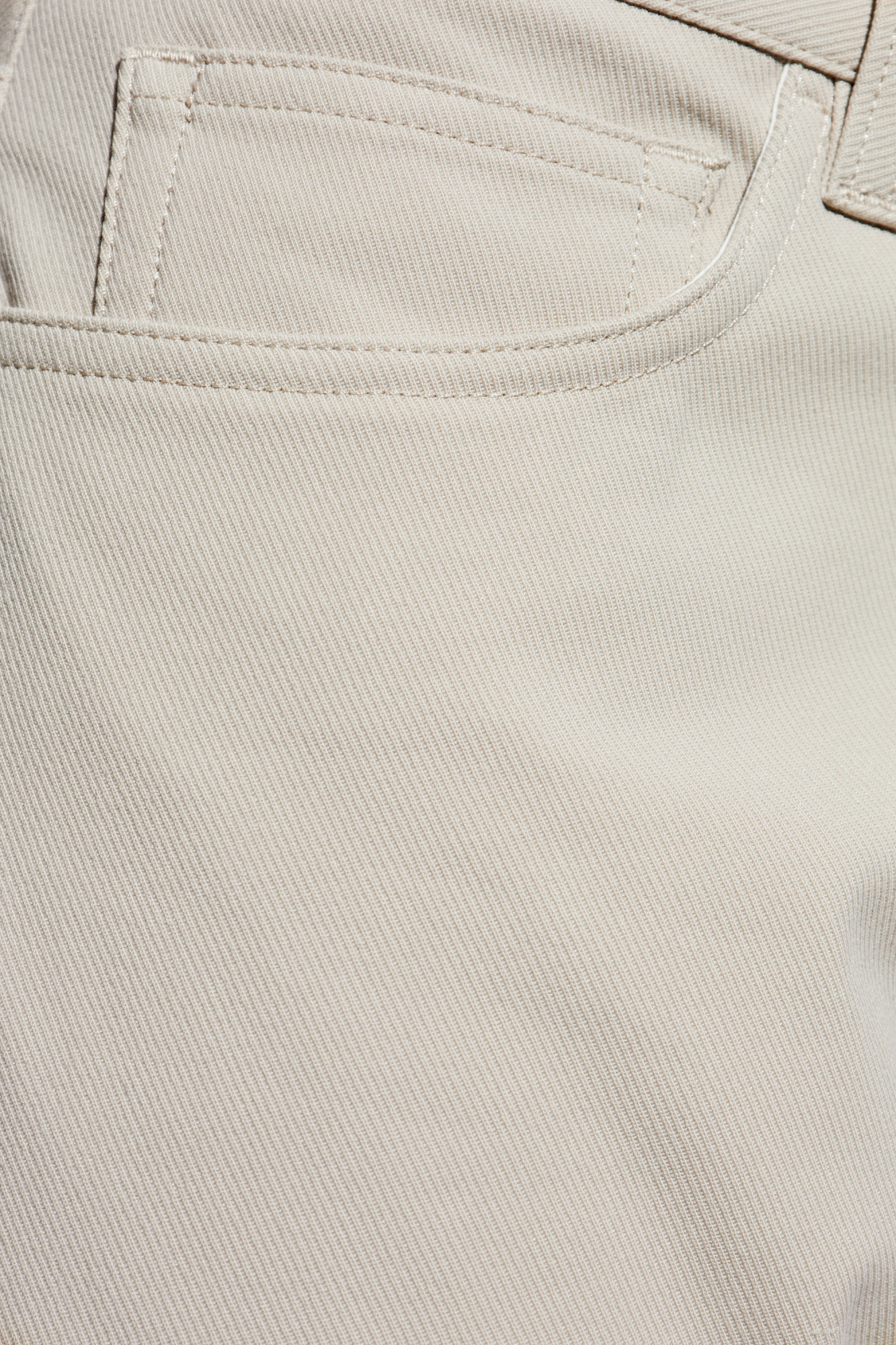 Theory Belt-loop Casual Pants In White