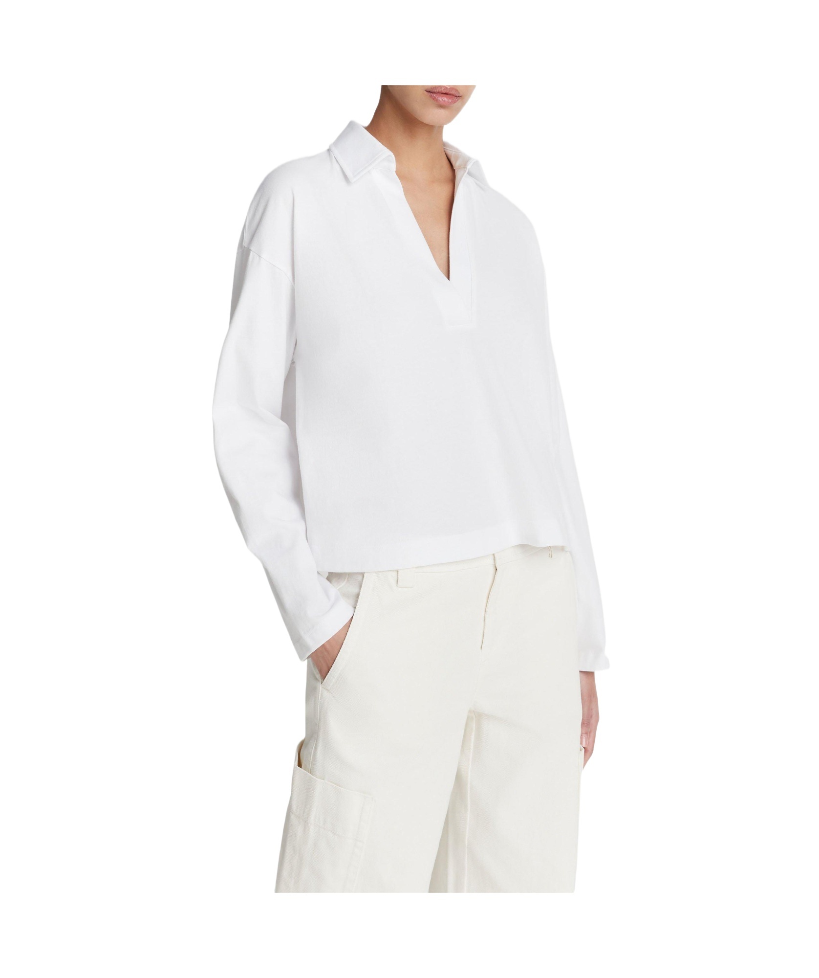 Vince Long-sleeved Polo Shirt