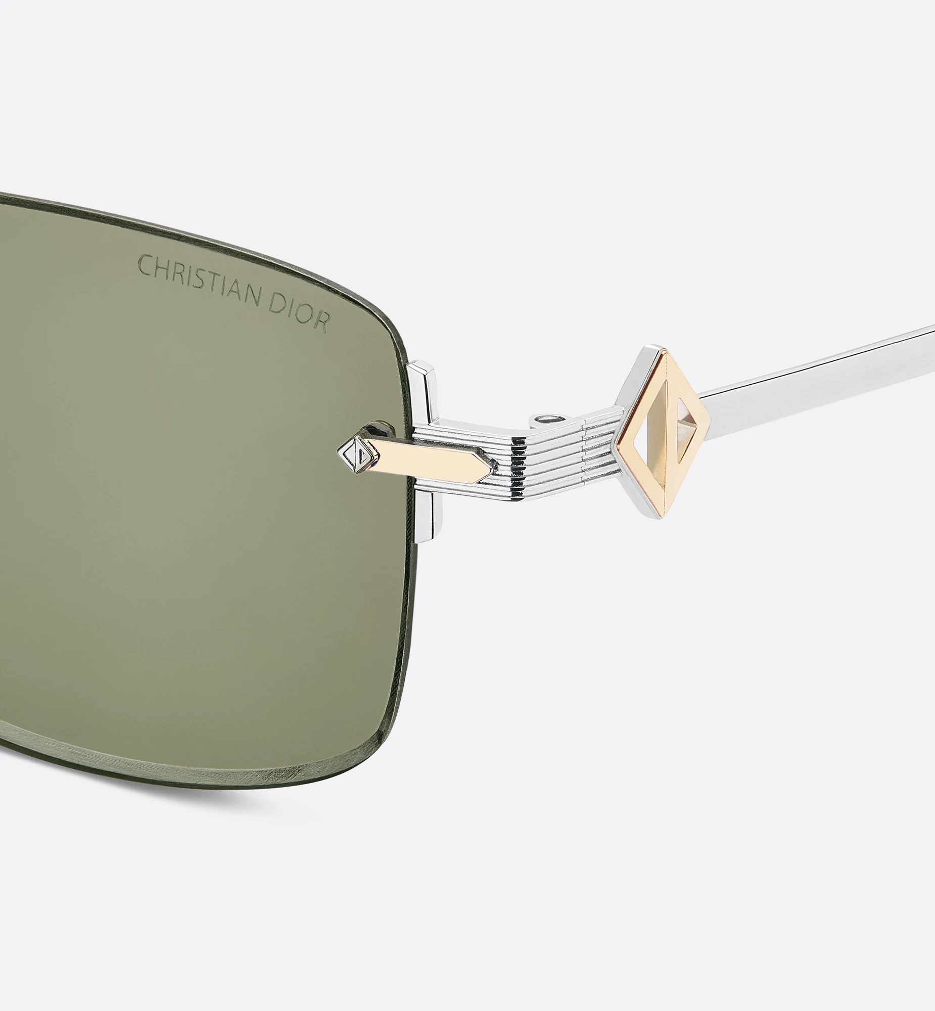 Dior Full Frame Sunglasses In Green