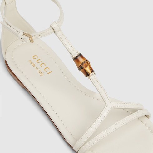 Gucci Women's Sandal With Bamboo Detail In Neutral