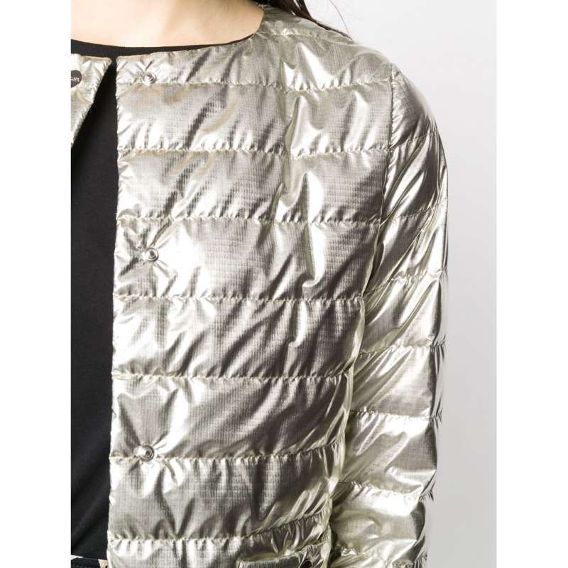 Herno Shiny Effect Puffer Jacket In White
