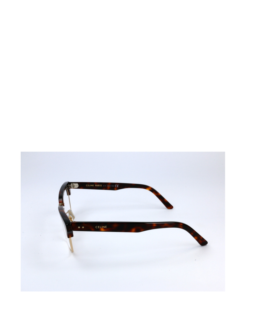 Celine Logo Flat Mirror In Brown