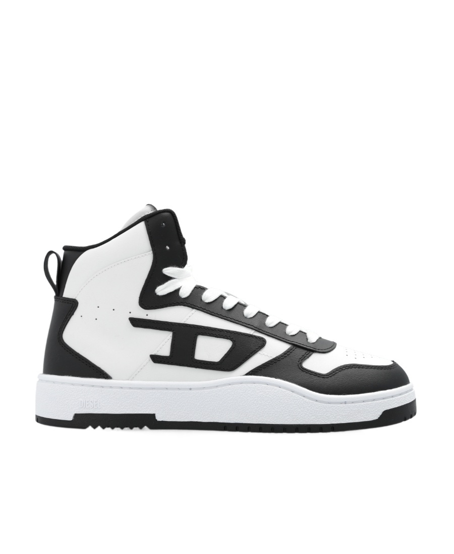 Diesel S-ukiyo V2 Leather Sneakers In White