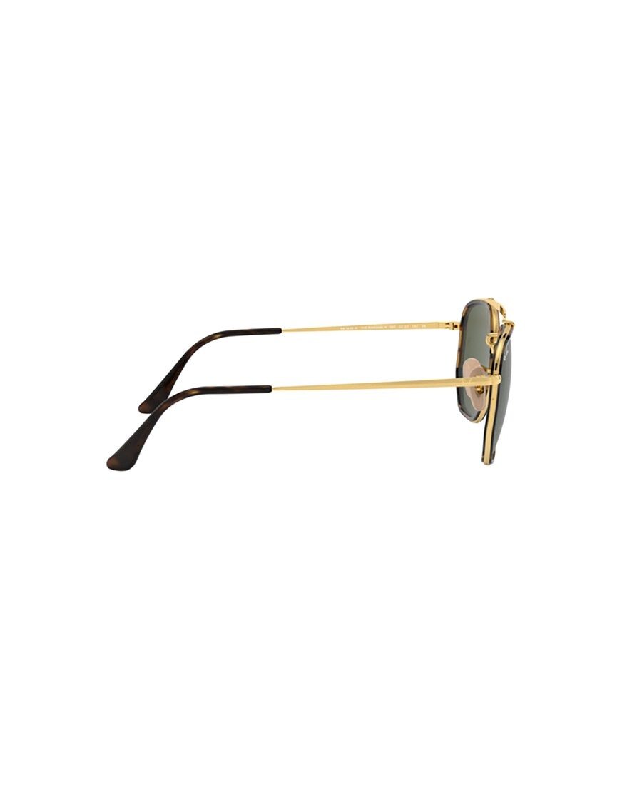 Ray Ban Ray-ban 52mm Irregular Aviator Sunglasses In Green