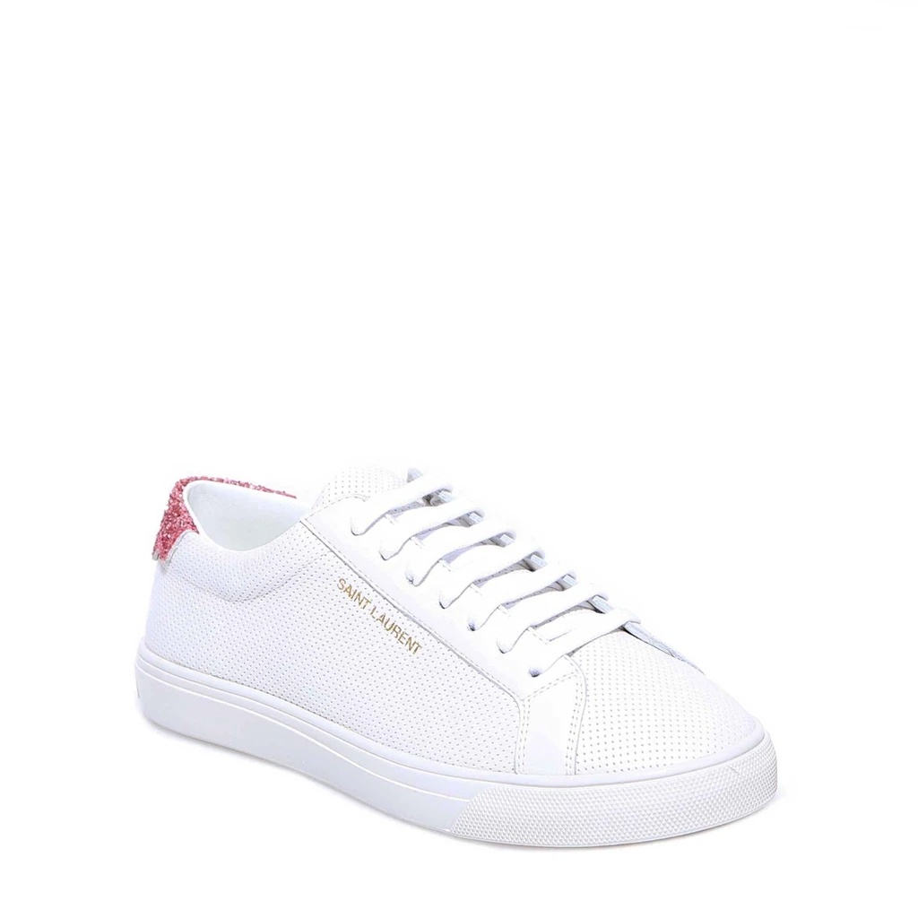 Saint Laurent Low-strapped Casual Sneakers In White