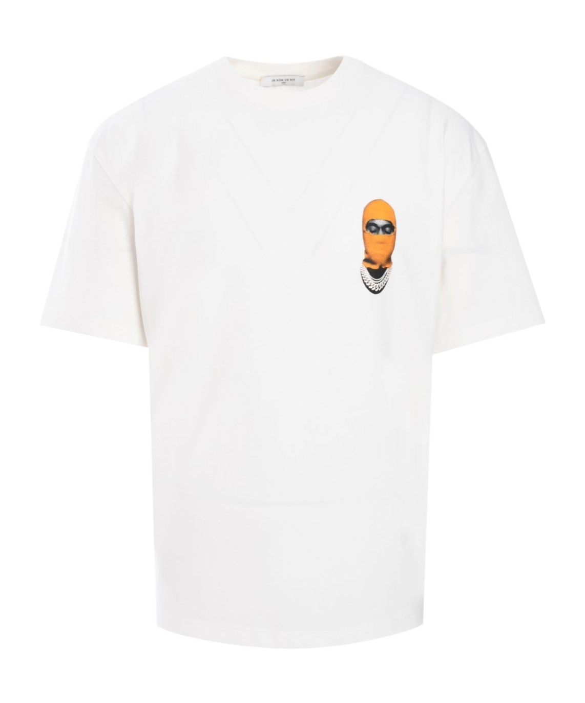 Ih Nom Uh Nit Mask-print T-shirt In White