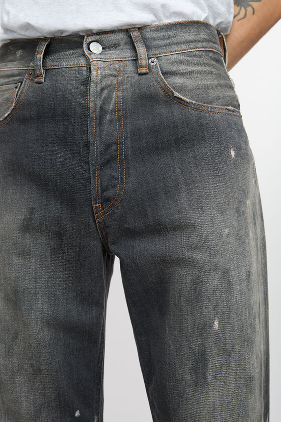 Shop Acne Studios Loose-fit Jeans In Black
