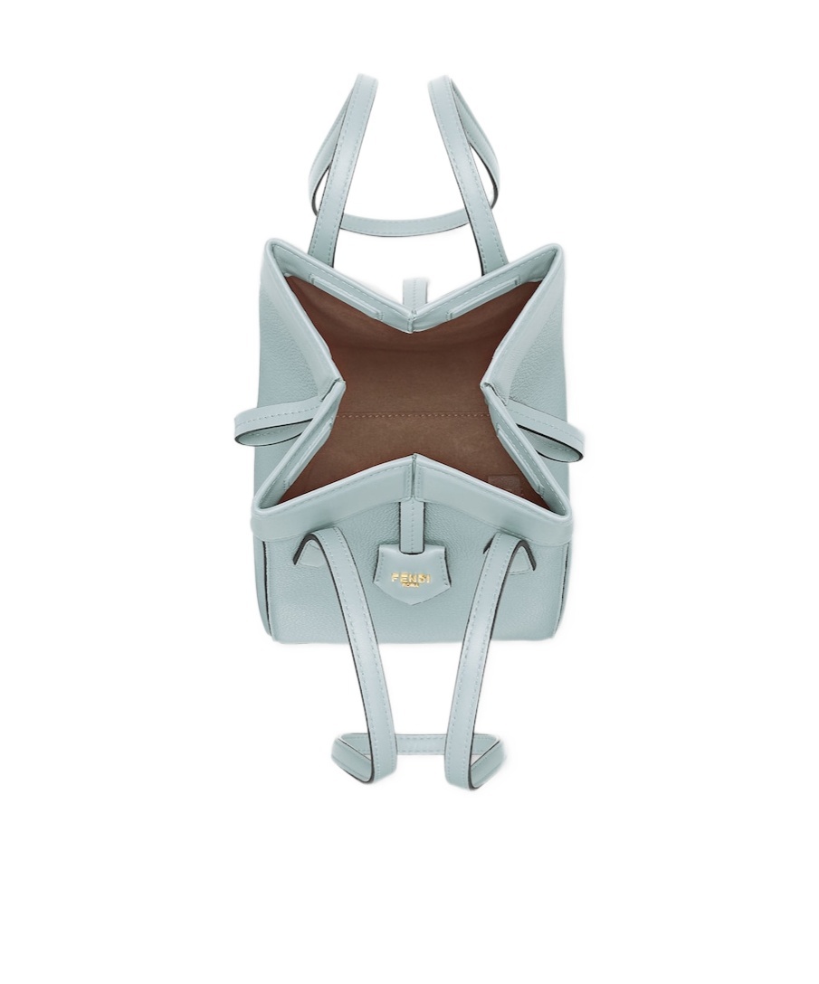 Fendi Origami Mini Bucket Bag In Blue